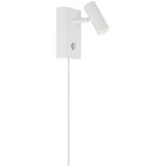 Nordlux LED Światło Ścienne Omari Valkoinen 3.2W 320lm 41D - 827 Bardzo Ciepła Biel | Ściemnianie - Uchylny