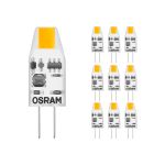 Opakowanie 10x Osram LED Pin Micro Capsule G4 1W 100lm - 827 Bardzo Ciepła Biel | Zamienne 10W