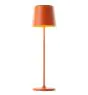 Brilliant Lampa Stołowa Kaami Metal Plastikowy Pomarańczowy 2W 310lm - 830 Ciepła Biel | 100mm - IP44 - Zewnętrzna - Ściemnianie 