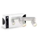D'Lite Sufit Spot Clio Valkoinen Uchylny| Nadaje Się Do 2x GU10
